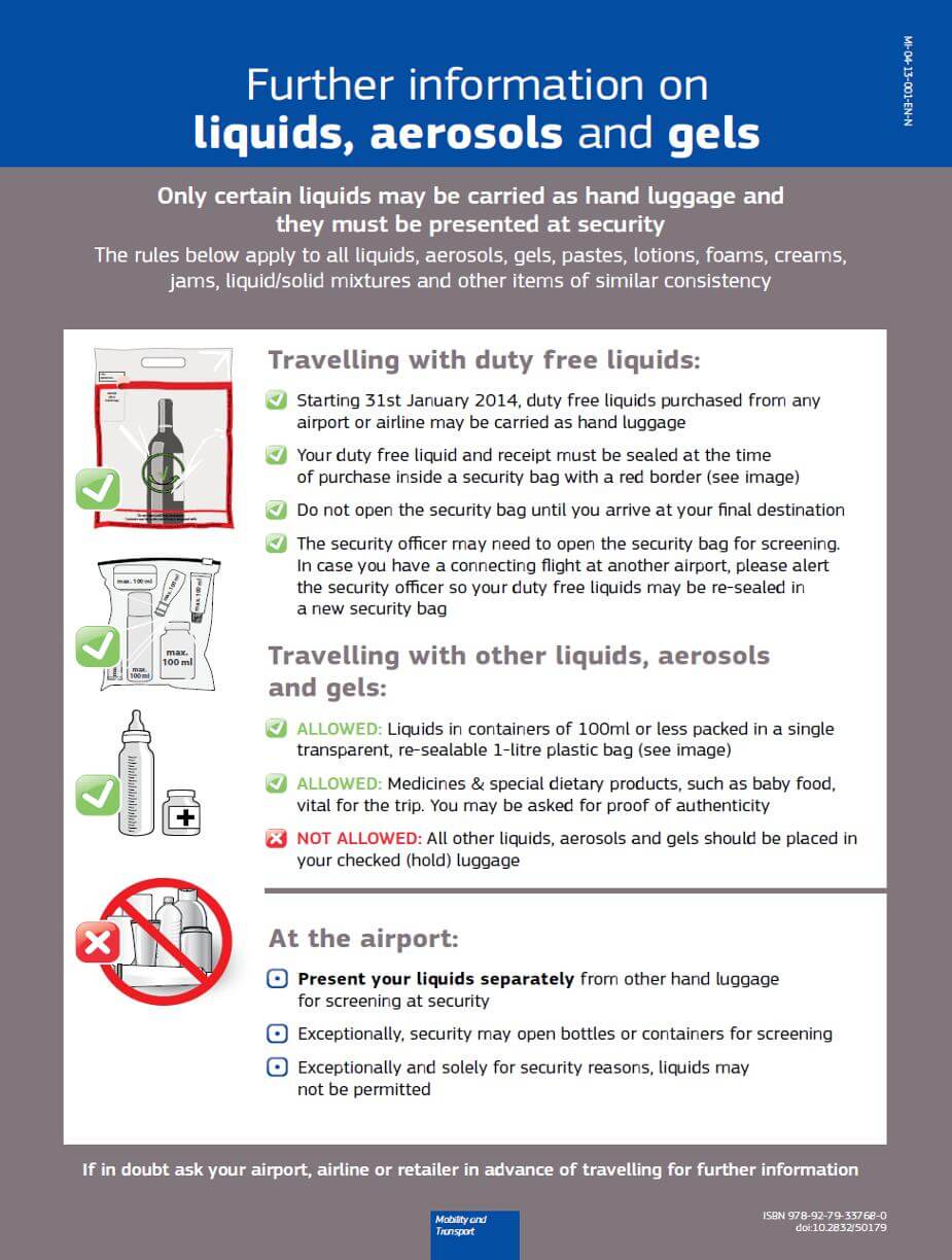 Airport Brač Baggage and dangerous goods